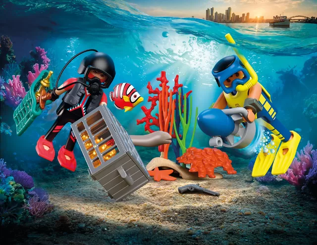 PLAYMOBIL Police Diver with Treasure 72078 &ndash; nuotrauka 4