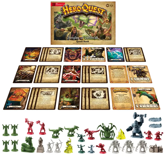 HASBRO GAMING HEROQUEST papildymo pakuotė &bdquo;Jungles of Delthrak&ldquo;, EN &ndash; nuotrauka 2