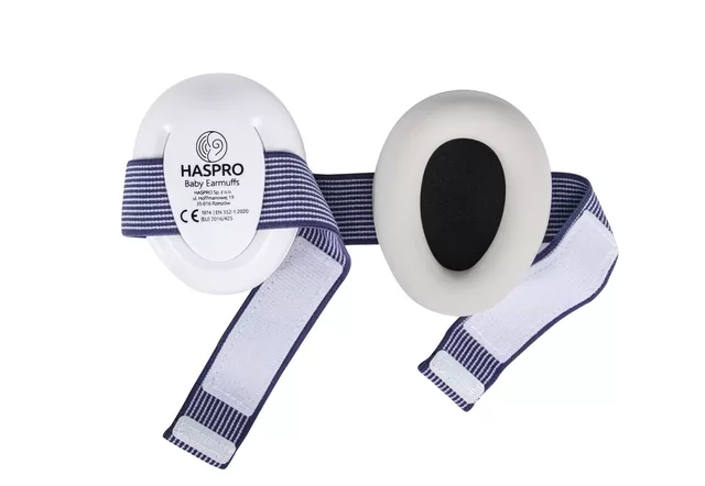 Haspro apsauginės ausinės kūdikiams mėlynos BE05B &ndash; nuotrauka 3