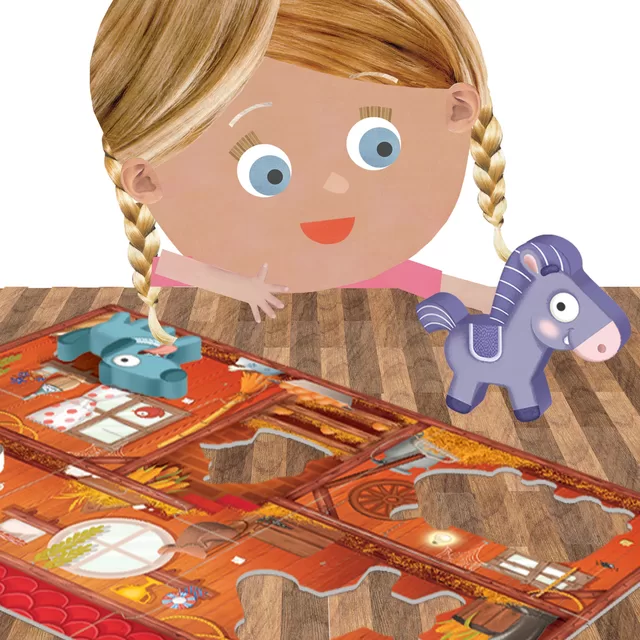 HEADU &bdquo;Montessori&ldquo; pirmoji dėlionė &bdquo;Ūkis&ldquo; &ndash; nuotrauka 3