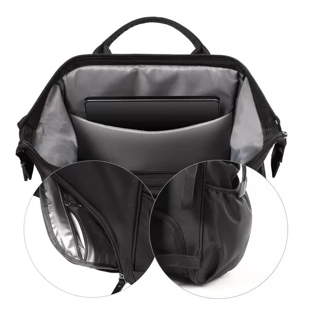 BabyOno mamos kuprinė MODERN STYLE juoda 1649/01 1649/01 &ndash; nuotrauka 9