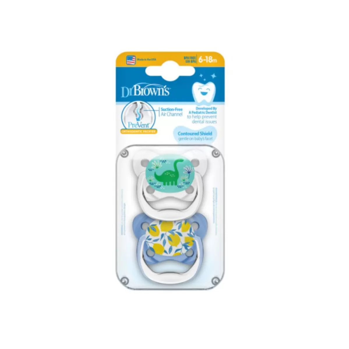 DR. BROWN'S čiulptukai 6-18 mėn. PreVent Butterfly &ndash; nuotrauka 5