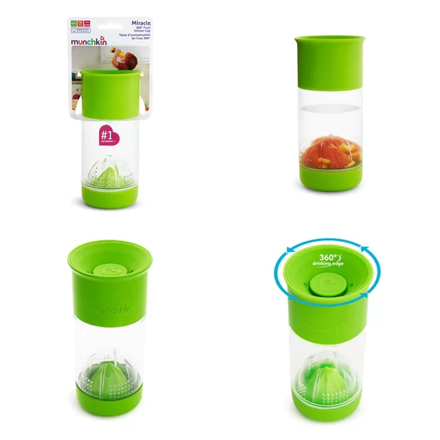 Munchkin gertuvė-puodelis Miracle 360 Fruit Infuser nuo 4 metų , 414 ml &ndash; nuotrauka 8