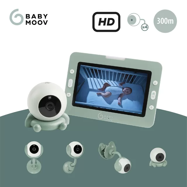 Babymoov mobili video auklė kūdikiui 5&rsquo;&rsquo; YOO Go + HD A014433 &ndash; nuotrauka 4