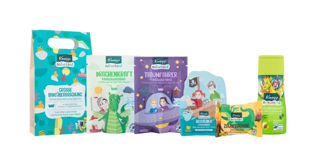 Kneipp Kids didelis vonios priemonių rinkinys, Big Bath Surprise Pirates & Dragon Knights Edition &ndash; nuotrauka 2