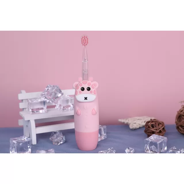 InnoGiO elektrinis dantų &scaron;epetėlis žirafa rožinis GIO-450PINK &ndash; nuotrauka 6