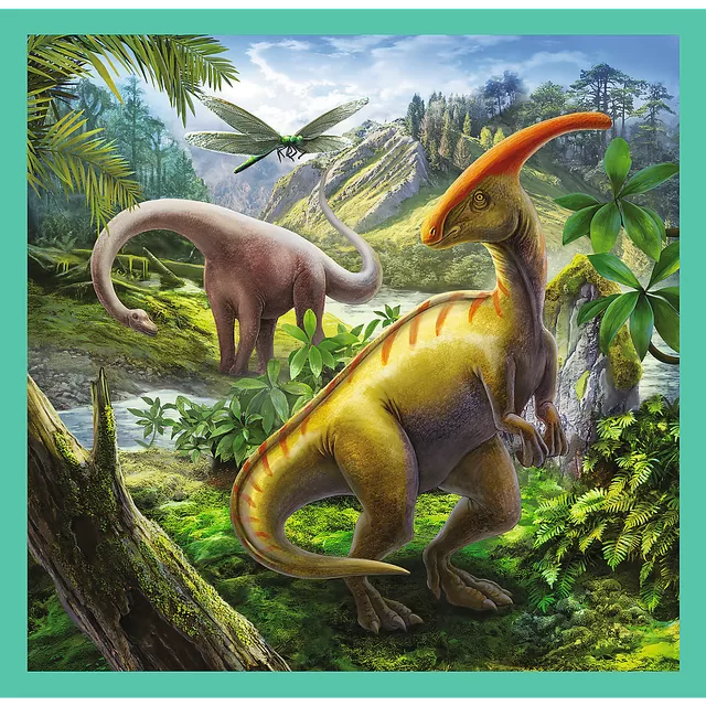 TREFL PUZZLES TREFL 3 dėlionių rinkinys &bdquo;Dinozaurai&ldquo; &ndash; nuotrauka 4