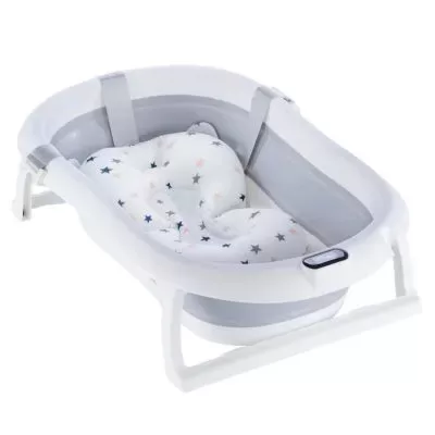Vaiku Baze Sulankstoma vonia Bath & Care su termometru, Grey &ndash; nuotrauka 2
