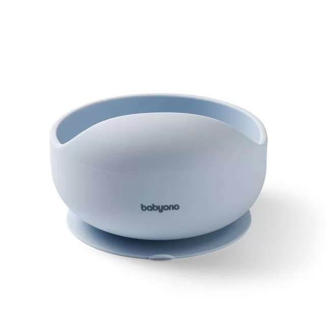 BabyOno dubenėlis silikoninis neslystantis mėlyna 1481/01 &ndash; nuotrauka 2