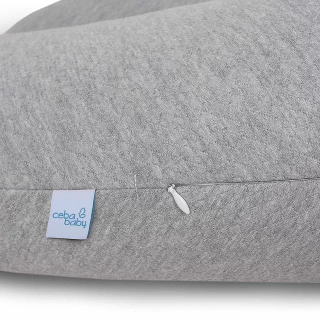 Cebababy CebaBaby maitinimo pagalvė FLEXI multi, Caro, &scaron;viesiai pilka &ndash; nuotrauka 3