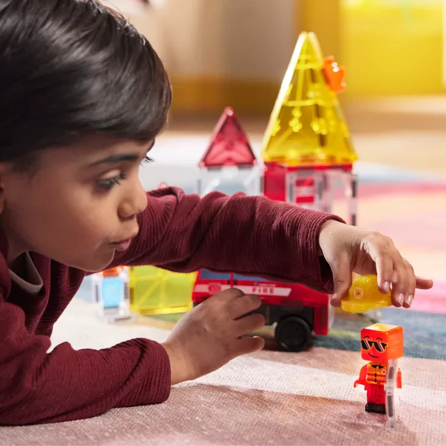 MAGNA-TILES Magnetinis konstruktorius &bdquo;Ugniagesių automobilis&ldquo;, 27 det. &ndash; nuotrauka 5