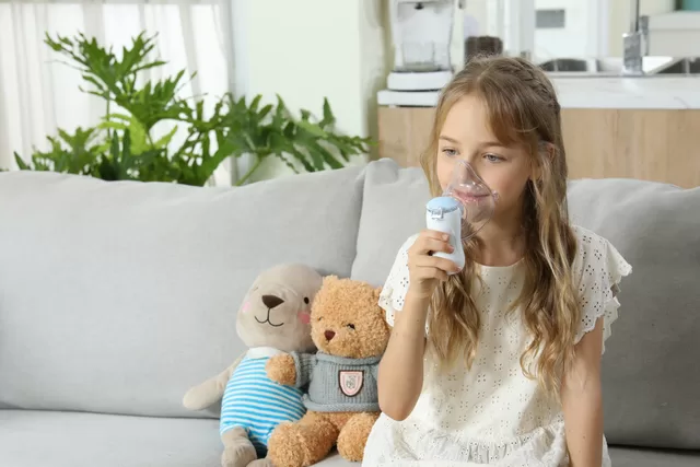 Feellife ne&scaron;iojamas vaiki&scaron;kas inhaliatorius AIR KIDS, BLUE &ndash; nuotrauka 8