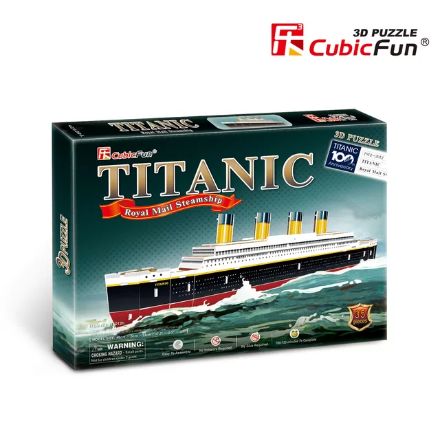 CUBIC FUN CUBICFUN 3D dėlionė &bdquo;Titanikas" &ndash; nuotrauka 4