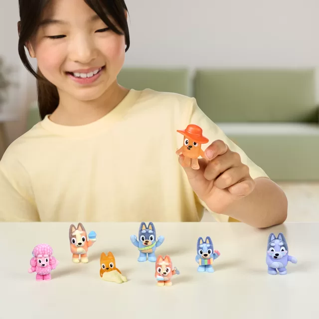 MOOSE BLUEY Figūrėlė FUZZIES, 5 cm &ndash; nuotrauka 6