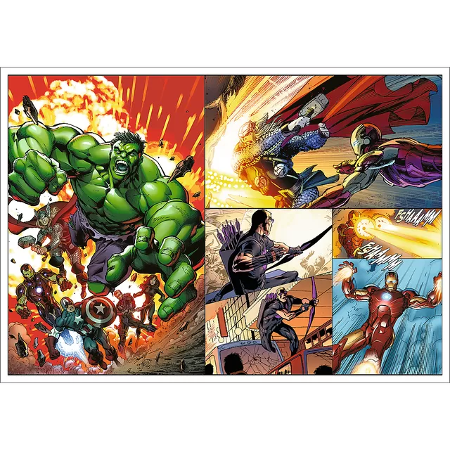 TREFL AVENGERS 4x250 det. dėlionių rinkinys &ndash; nuotrauka 2