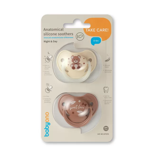 Babyono čiulptukas silikoninis anatominis 0-6m 1670/01 &ndash; nuotrauka 8