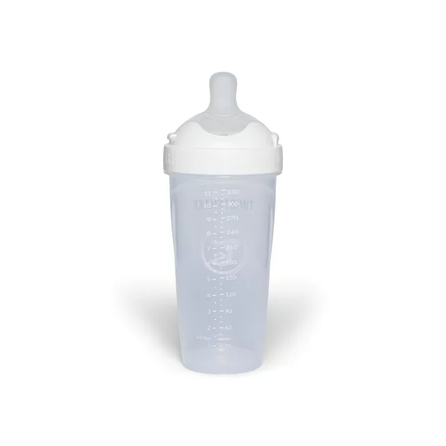 Twistshake buteliukas antikolikinis Pro Double 330ml baltas 79043 &ndash; nuotrauka 2
