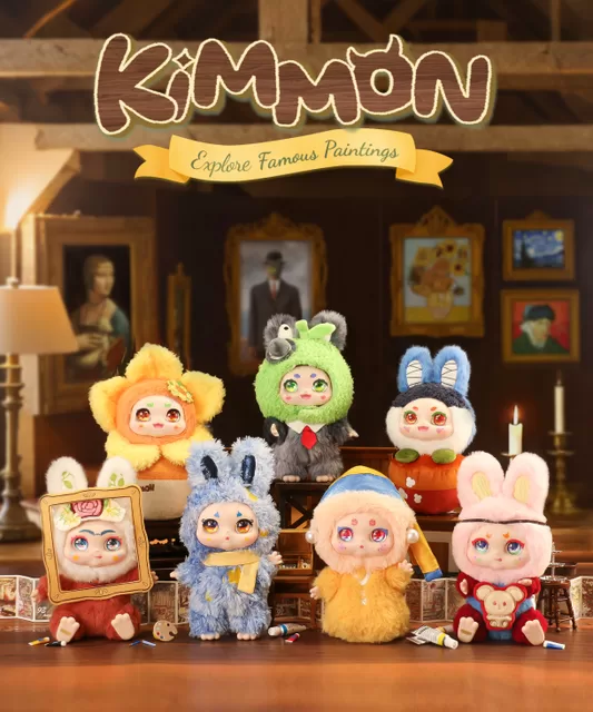 KIMMON Pliu&scaron;inis raktų pakabutis "Explore Famous Paintings", 17 cm &ndash; nuotrauka 8