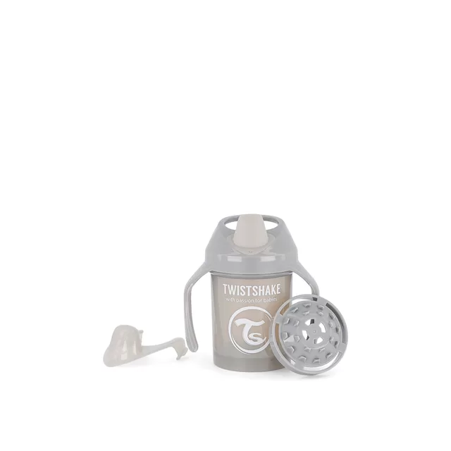 Twistshake nei&scaron;siliejanti gertuvė - puodelis nuo 4mėn., 230 ml, pilkas 78272 &ndash; nuotrauka 2