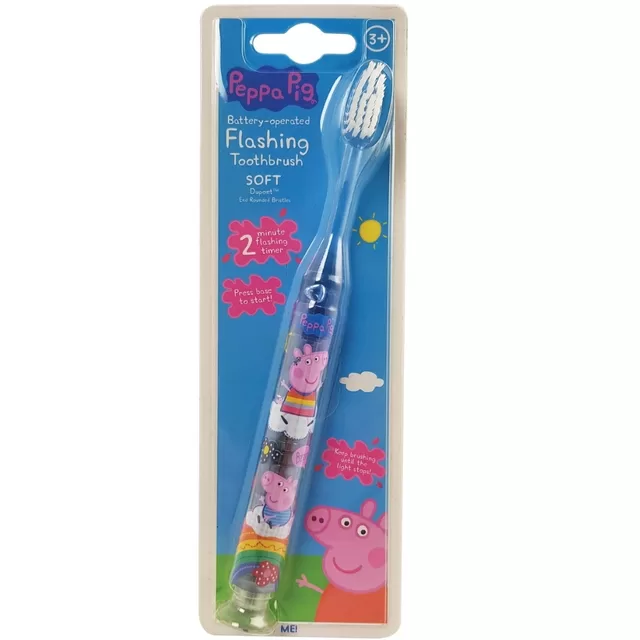 Peppa Pig &scaron;viečiantis dantų &scaron;epetėlis Flashing Toothbrush &ndash; nuotrauka 2