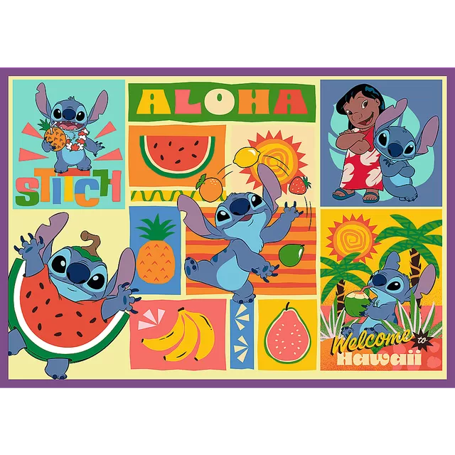 TREFL DISNEY STITCH 4x250 det. dėlionių rinkinys &ndash; nuotrauka 3