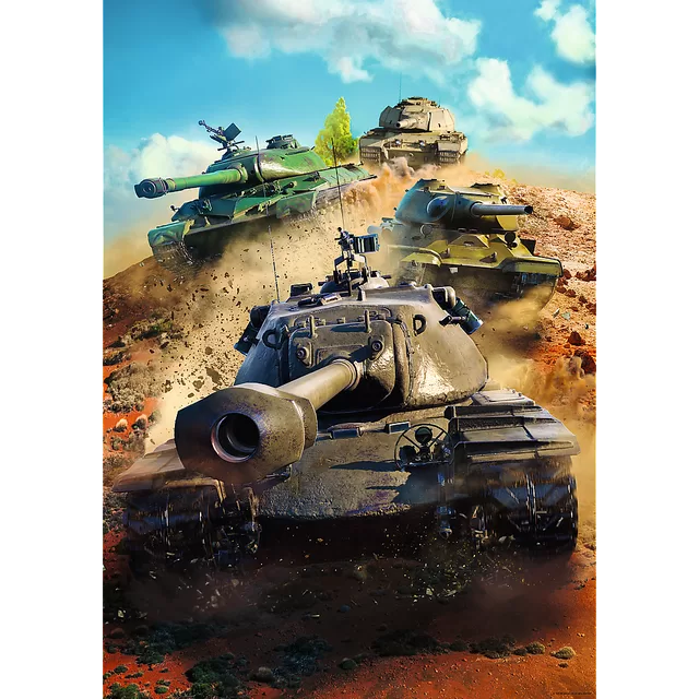 TREFL Dėlionė &bdquo;World of Tanks&ldquo;, 1000 det. &ndash; nuotrauka 2