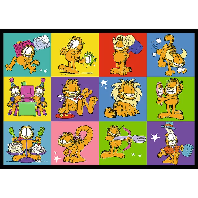 TREFL GARFIELD 4x250 det. dėlionių rinkinys &bdquo;Garfieldas&ldquo; &ndash; nuotrauka 4