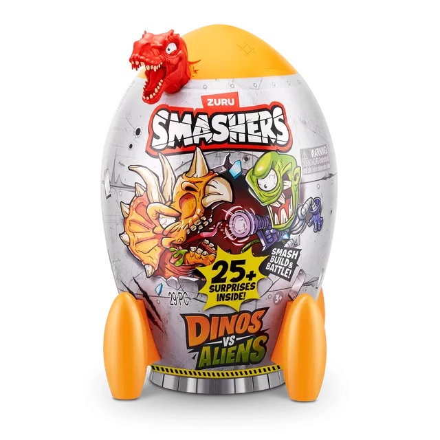 SMASHERS Rinkinys siurprizas &bdquo;Dinozaurai prie&scaron; ateivius&ldquo; &ndash; nuotrauka 2