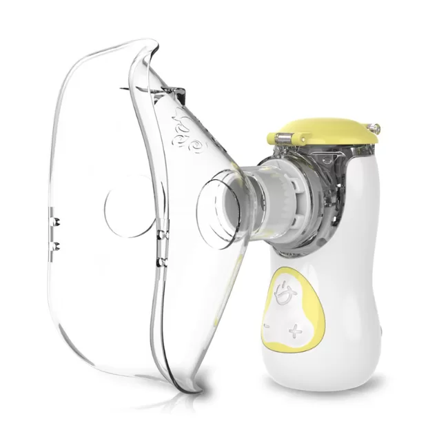 Feellife ne&scaron;iojamas vaiki&scaron;kas inhaliatorius AIR KIDS, YELLOW &ndash; nuotrauka 2