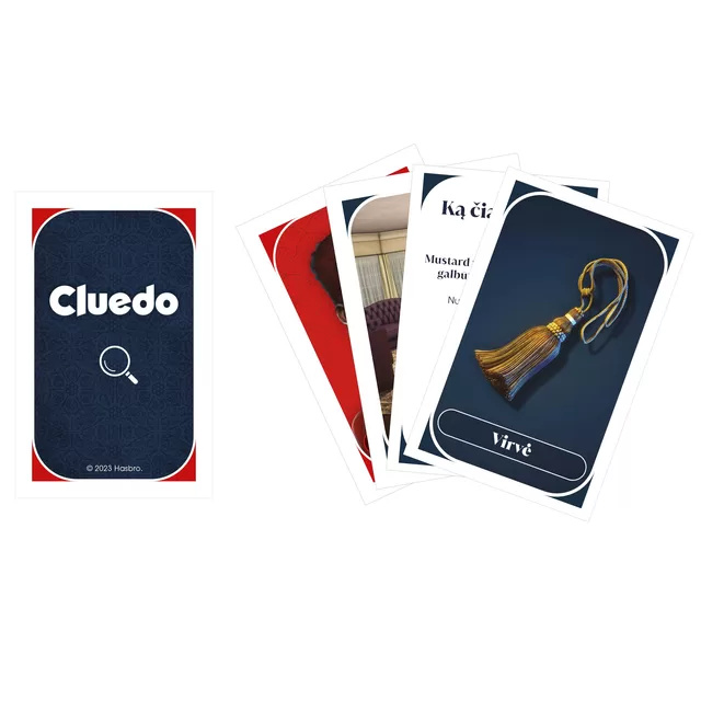 HASBRO GAMING CLUEDO Klasikinis paslačių žaidimas, lietuvių k. &ndash; nuotrauka 6