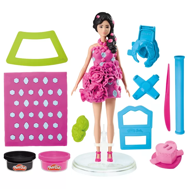 PLAY-DOH BARBIE Rinkinys &bdquo;Blizgučiai ir kaspinėliai&ldquo; &ndash; nuotrauka 2