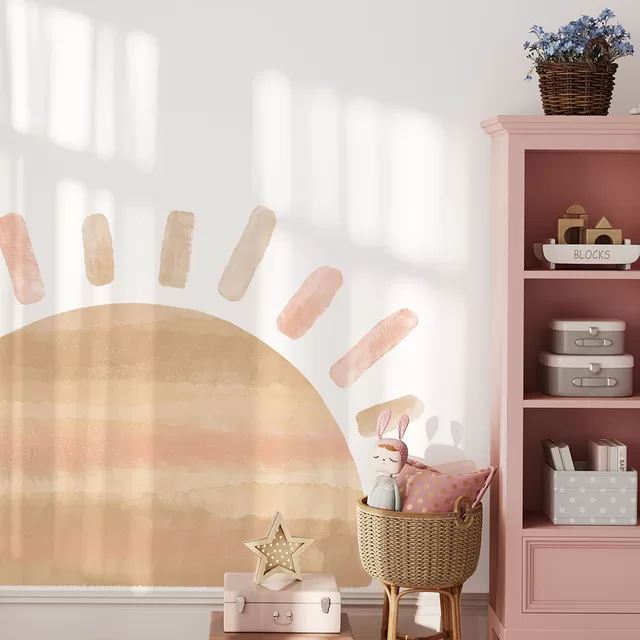 Pastelowe Love lipdukai sienoms rožiniai saulė &ndash; nuotrauka 3