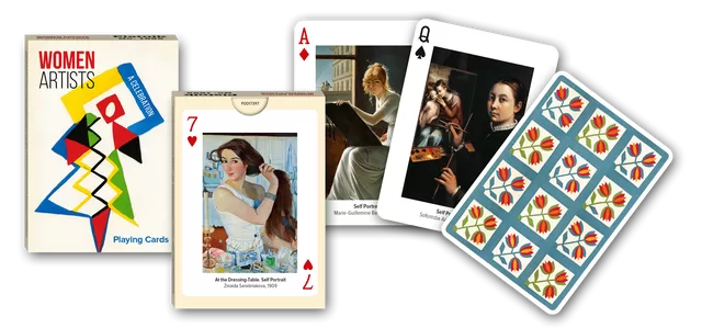 PIATNIK Žaidimo kortos &ldquo;Women Artists&ldquo; &ndash; nuotrauka 2