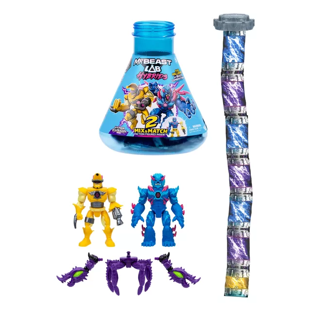 BEAST LAB MR Kolekcinės figūrėlės HYBRID, 10 cm, 2 vnt. &ndash; nuotrauka 5
