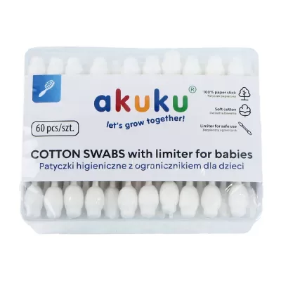 Akuku saugūs krap&scaron;tukai ausims 60 vnt., A0710 &ndash; nuotrauka 2