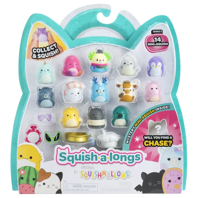 SQUISHMALLOWS SQUISH-A-LONGS Herojai, 14 vnt., 2,5 cm &ndash; nuotrauka 8