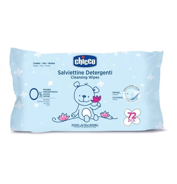 Chicco Valomosios servetėlės, 72 vnt. &ndash; nuotrauka 2
