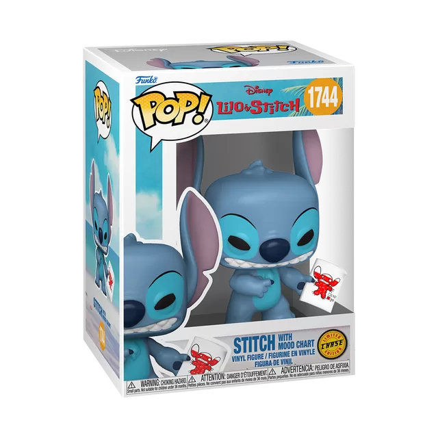 FUNKO POP! Vinilinė figūrėlė: Disney: Lilo & Stitch - Stitch with Mood Chart (w/ Chase) &ndash; nuotrauka 3