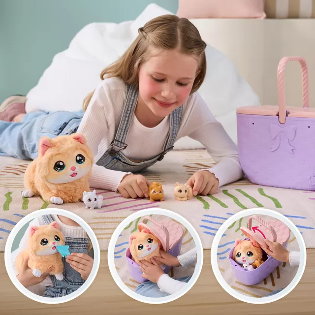 LITTLE LIVE PETS Interaktyvus rinkinys &bdquo;Mama Surprise Kitty&ldquo; &ndash; nuotrauka 5