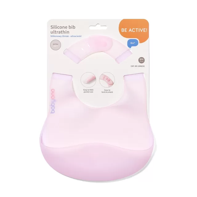 BabyOno seilinukas silikoninis ypatingai plonas rožinis 1598/02 &ndash; nuotrauka 6