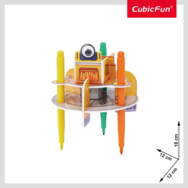 CUBIC FUN National Geographic 3D-palapeli "Pie&scaron;iantis Robotas" &ndash; nuotrauka 3