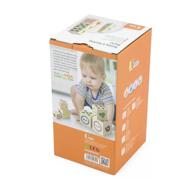 Viga Viga medinės kaladėlės 12M+ 50392 50392 &ndash; nuotrauka 5