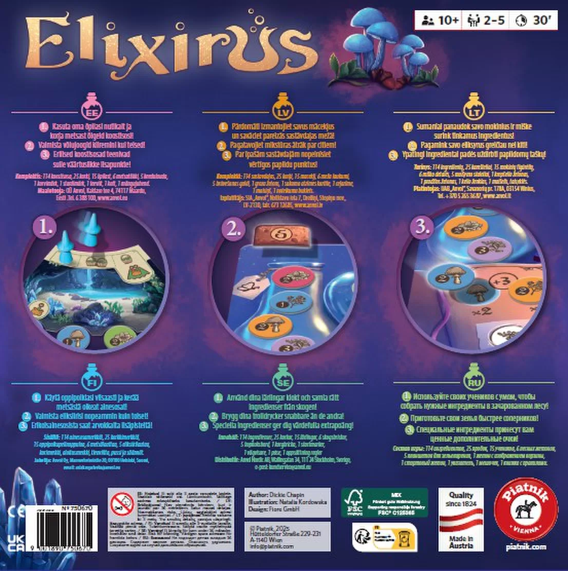 PIATNIK Žaidimas &bdquo;Elixirus&ldquo; &ndash; nuotrauka 2