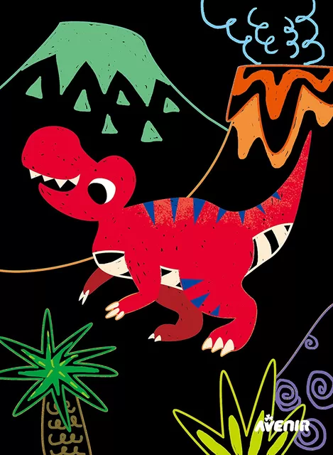 AVENIR Nutrinamų paveikslėlių rinkinys &bdquo;Dinozaurai&ldquo; &ndash; nuotrauka 4