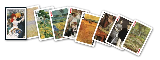 PIATNIK Žaidimo kortos &ldquo;Impressionist Masterpieces&ldquo; &ndash; nuotrauka 2
