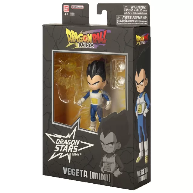 ANIME HEROES DRAGON STARS Poseable figūrėlė su priedais - Vegeta Mini (Diama), 7cm &ndash; nuotrauka 3