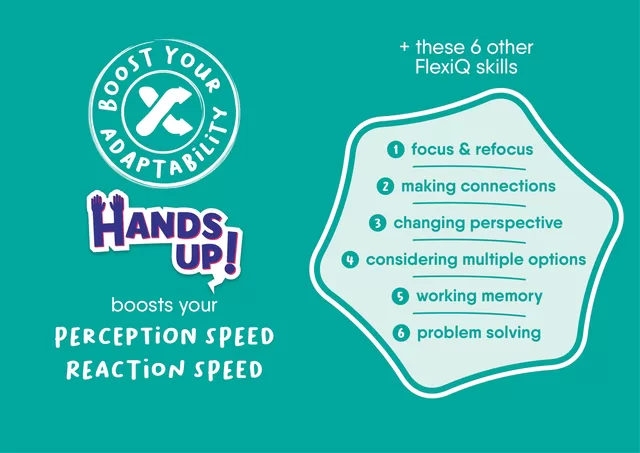 FLEXIQ Stalo žaidimas &bdquo;Hands Up!&ldquo; &ndash; nuotrauka 11