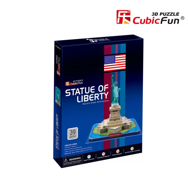 CUBIC FUN CUBICFUN 3D dėlionė &bdquo;Laisvės statula&ldquo; &ndash; nuotrauka 4