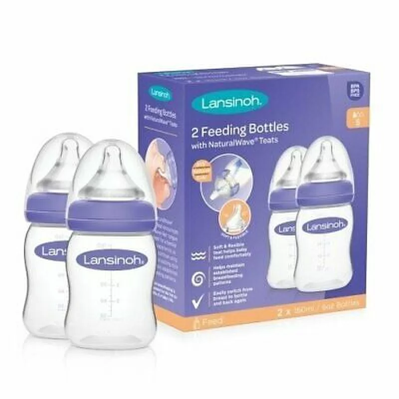 Lansinoh maitinimo buteliukas su žinduku mOmma, 160ml &ndash; nuotrauka 3