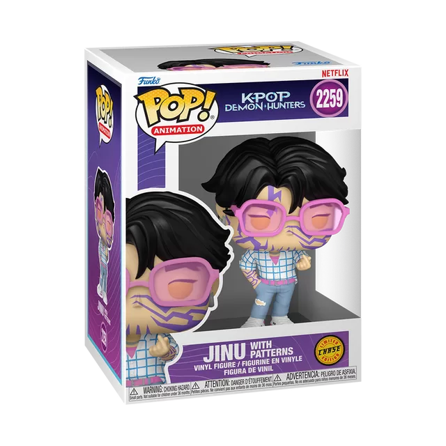 FUNKO POP! Vinilinė figūrėlė: KPOP Demon Hunters - Jinu (w/ Chase) &ndash; nuotrauka 3